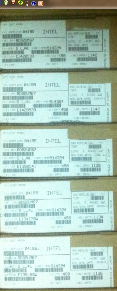 INTELϱоƬBD82UM67 SLJ4L INTEL11ԭԭԭ