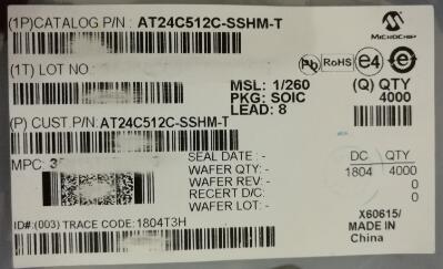 AT24C512C-SSHM-T Microchip AT24C512C-SSHM-T Microchip